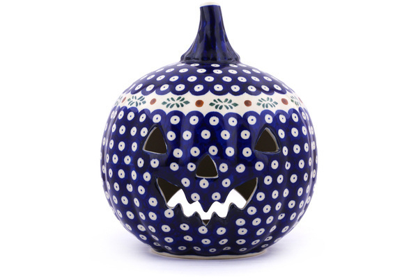 Jack O Lantern Candle Holder 9"