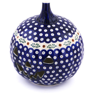 Jack O Lantern Candle Holder 9"