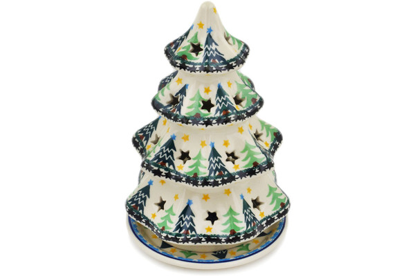Christmas Tree Candle Holder 8"