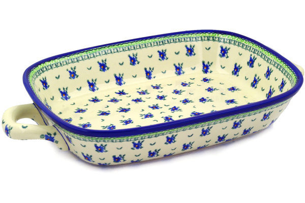 Rectangular Baker with Handles 18"