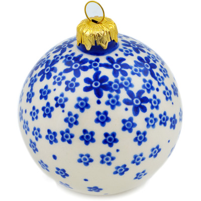 Christmas Ball Ornament 4"
