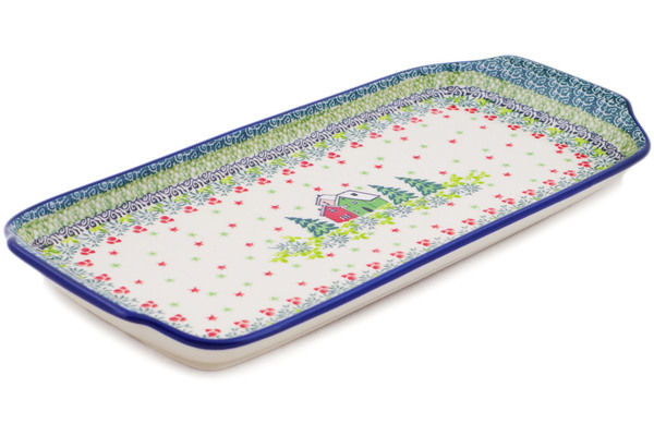 Platter with Handles 13"