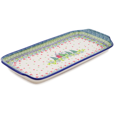 Platter with Handles 13"