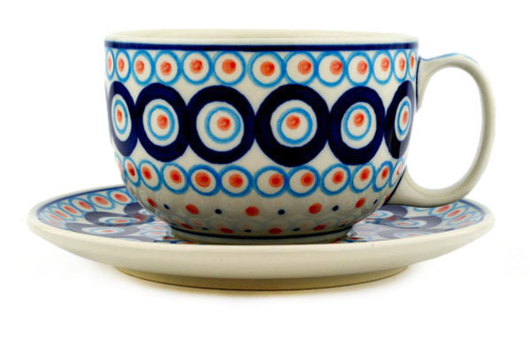 Cup with Saucer 13 oz