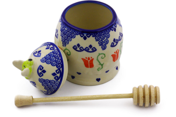 Honey Jar with Dipper 5"