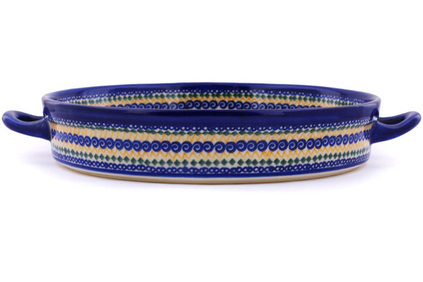 Round Baker with Handles 14"