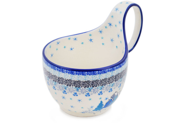 Bowl with Loop-Handle 6"