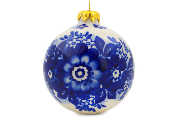 Christmas Ball Ornament 4"
