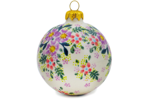 Christmas Ball Ornament 4"
