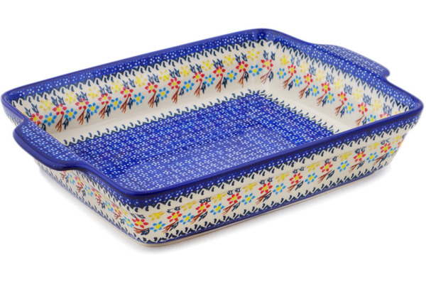 Rectangular Baker with Handles 15"