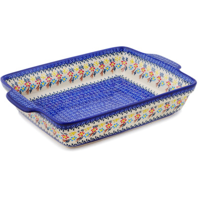 Rectangular Baker with Handles 15"