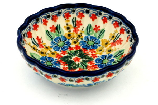 Scalloped Fluted Bowl 5"