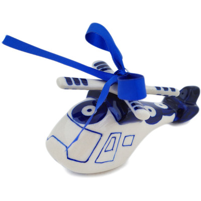 Helicopter Christmas Ornament