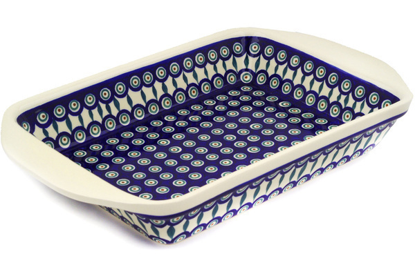 Rectangular Baker with Handles 16"