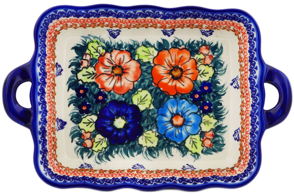 Rectangular Baker with Handles 12"