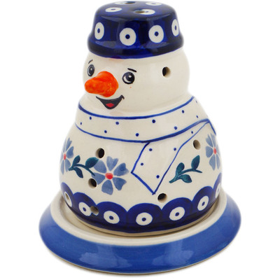 Snowman Candle Holder 5"