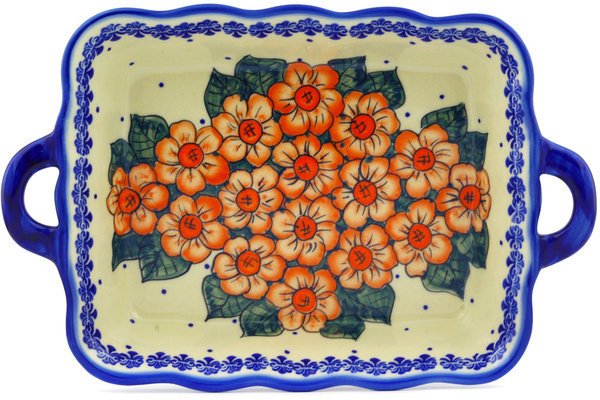 Rectangular Baker with Handles 12"