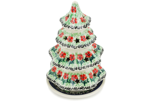Christmas Tree Candle Holder 8"