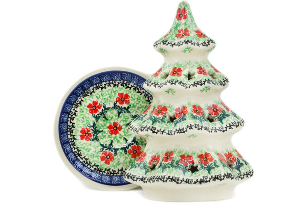 Christmas Tree Candle Holder 8"