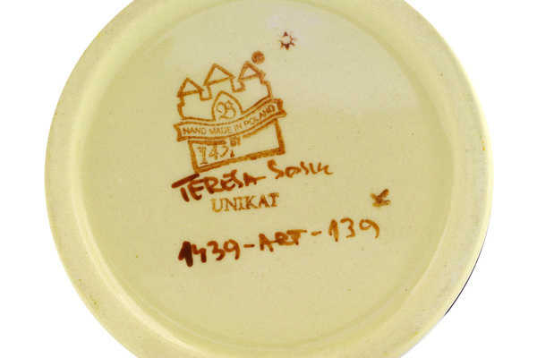 Jar with Lid and Handles 14"