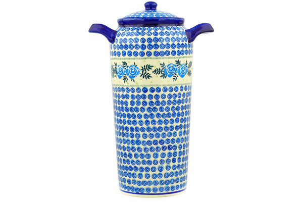 Jar with Lid and Handles 14"