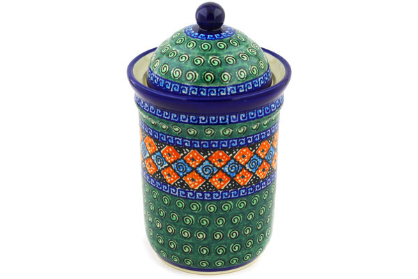 Jar with Lid 9"