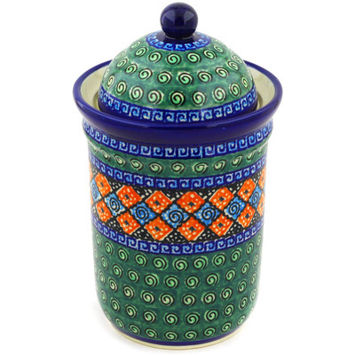 Jar with Lid 9"