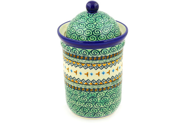 Jar with Lid 9"