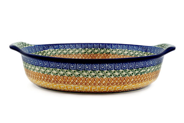 Round Baker with Handles 11"