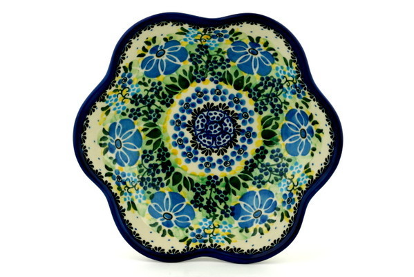 Scalloped Fluted Bowl 8"