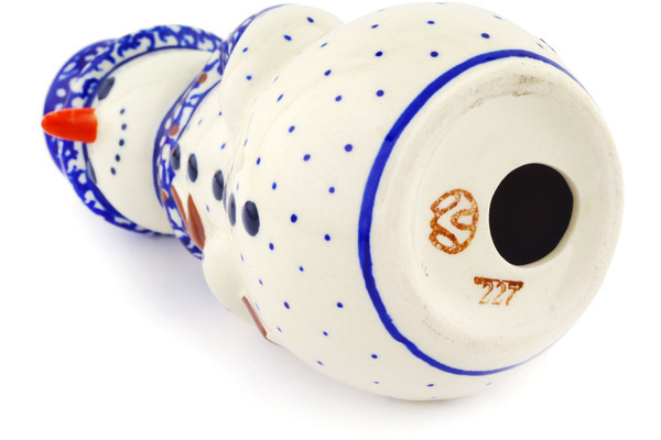 Snowman Candle Holder 6"