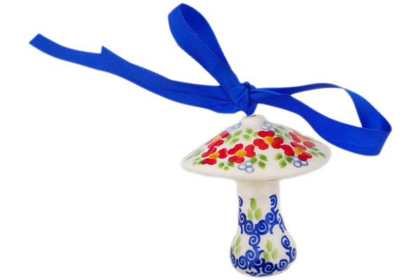 Mushroom Ornament 3"