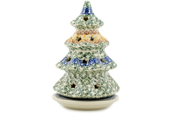 Christmas Tree Candle Holder 7"
