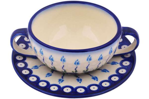 Bouillon Cup with Saucer 13 oz