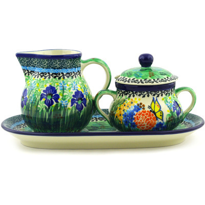 Sugar and Creamer Set 11"