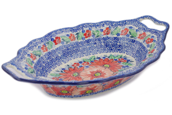 Platter with Handles 13"