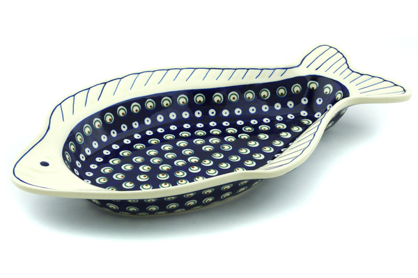 Fish Shaped Platter 17"