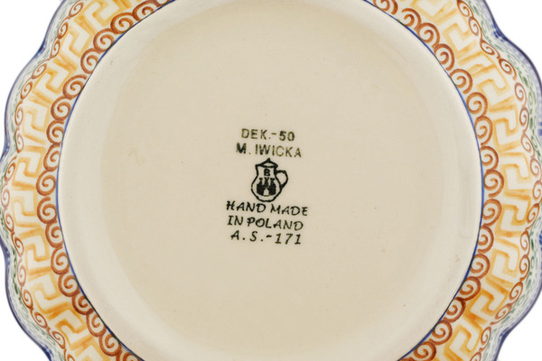 Scalloped Fluted Bowl 7"