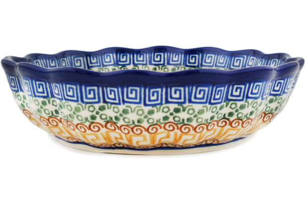 Scalloped Fluted Bowl 7"