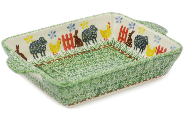 Rectangular Baker with Handles 9"