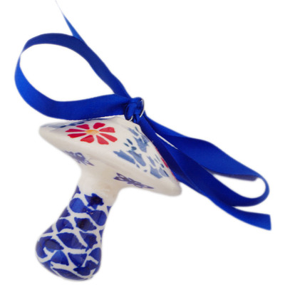 Mushroom Ornament 3"