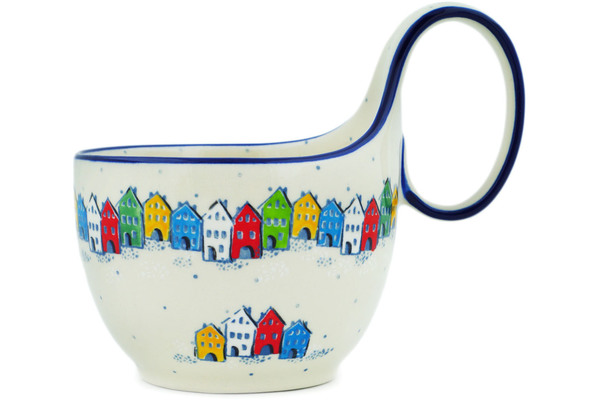 Bowl with Loop-Handle 6"