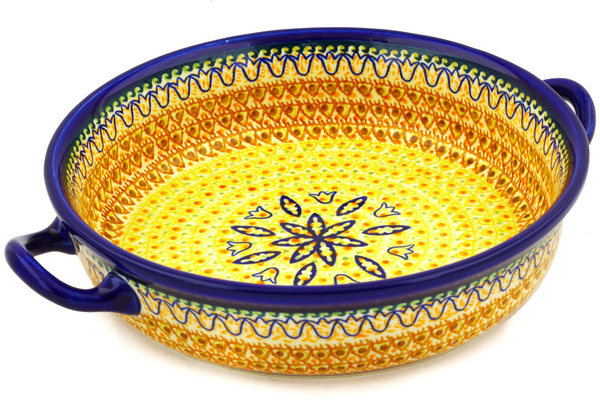 Round Baker with Handles 13"