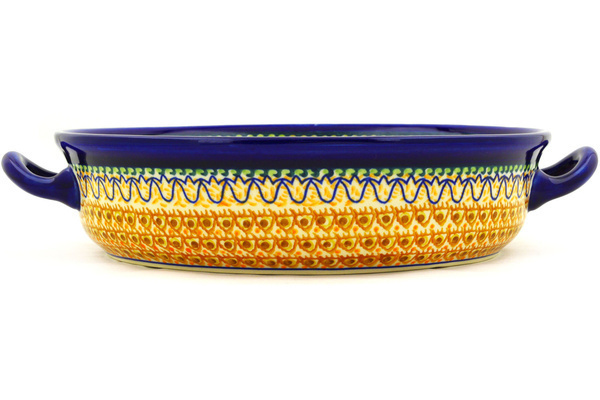 Round Baker with Handles 13"