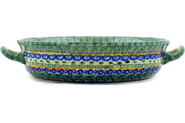 Round Baker with Handles 13"