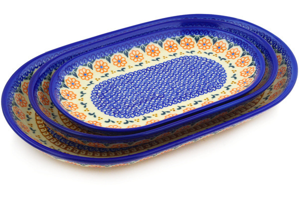 Set of 3 Platters 13"