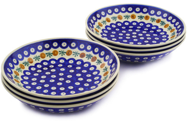 Set of 6 Pasta Bowls 9"