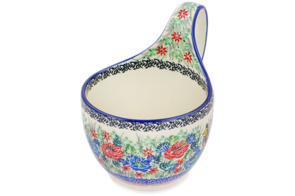 Bowl with Loop-Handle 6"