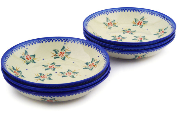 Set of 6 Pasta Bowls 9"