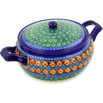 Baker with Cover with Handles 12"